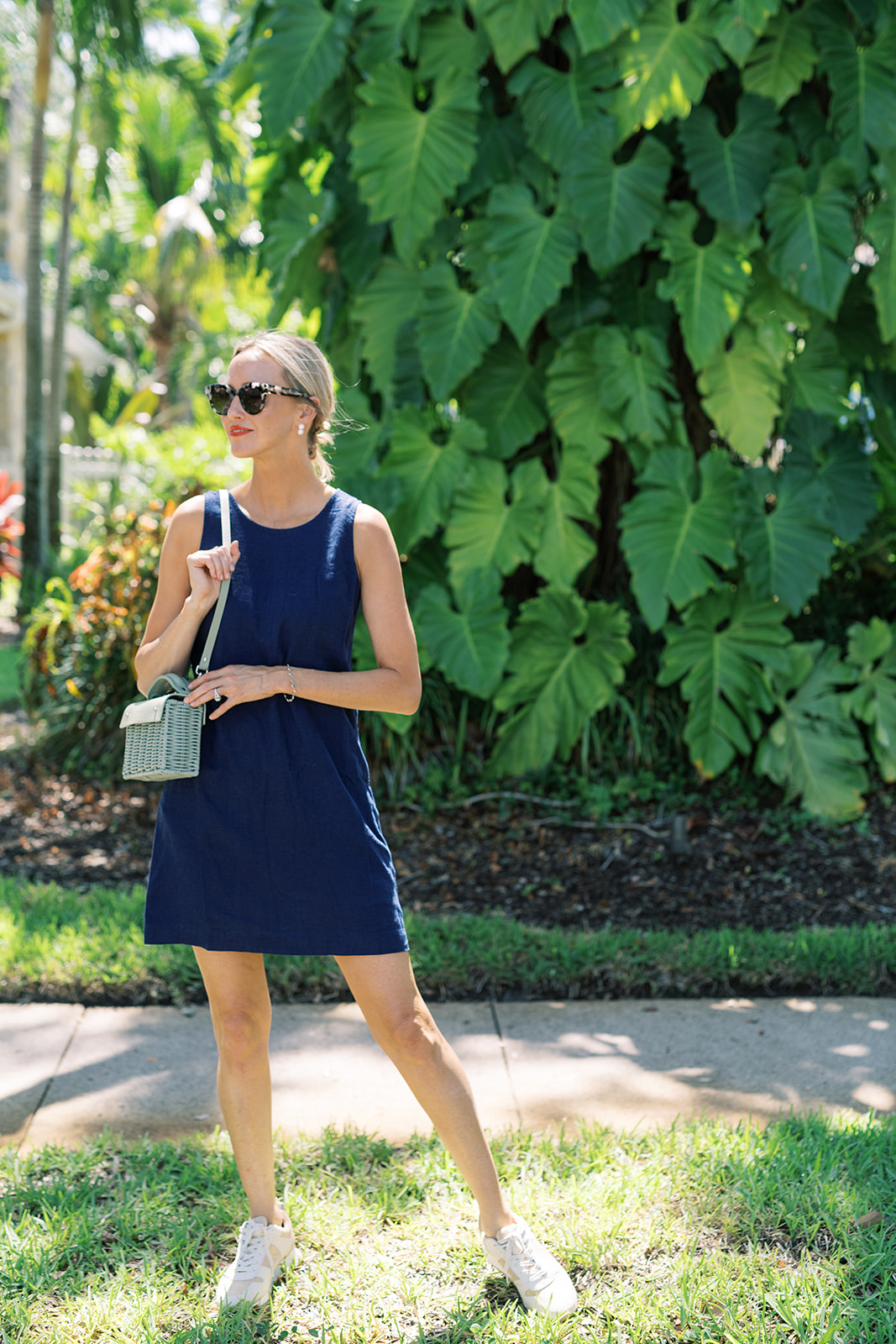 navy casual dress