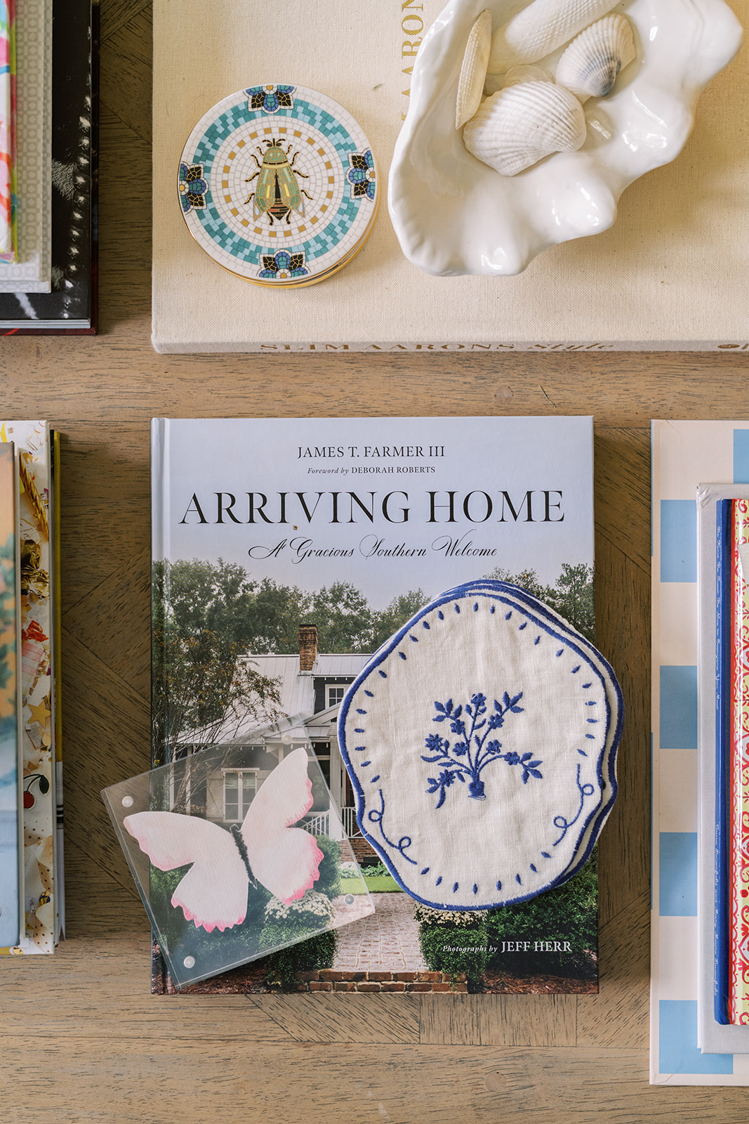 how to display coffee table books, decorating with books, how to style a coffee table