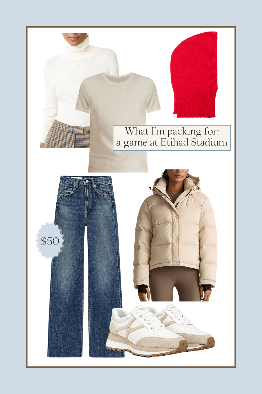 what to wear to a game at Etihad Stadium, London soccer game outfit, London futbol outfit, outfits for a London soccer game