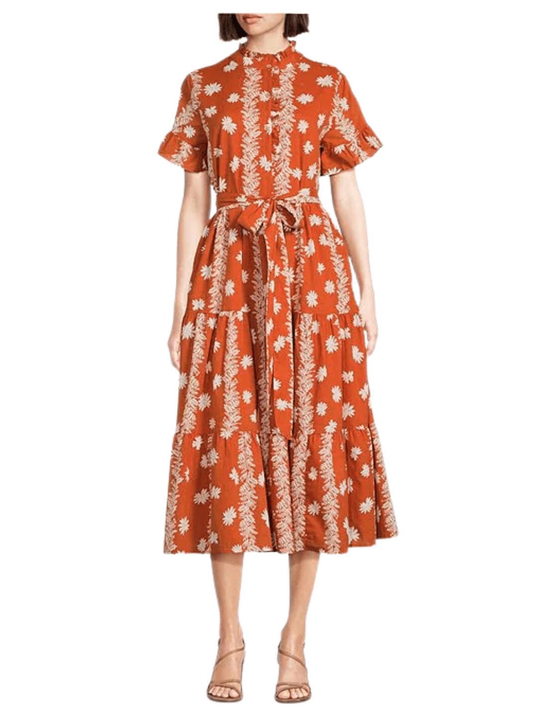 fall midi dress, fall printed midi dress. fall midi shirt dress