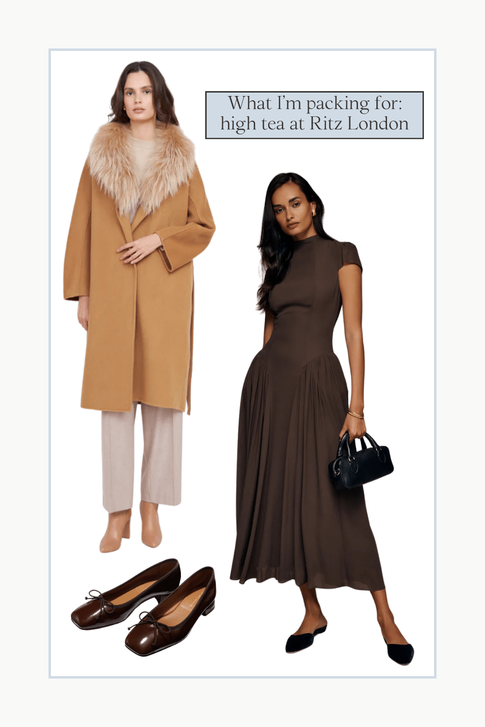 London outfits for high tea, London Ritz outfits, what to wear to London tea, London outfit ideas for tea