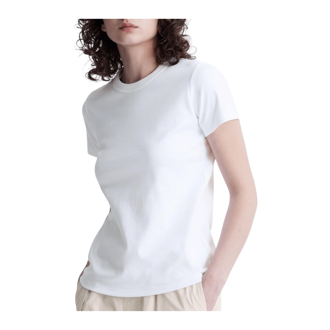 classic white tee, best white tee, women's white tee, classic style staples