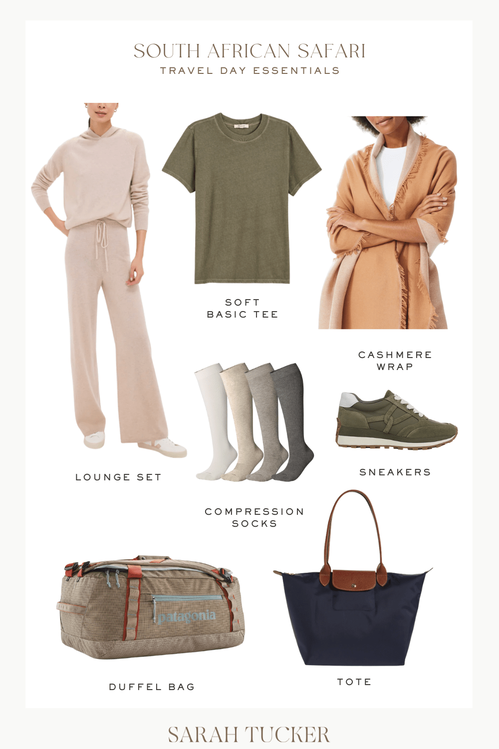 African safari travel outfit, safari travel clothing