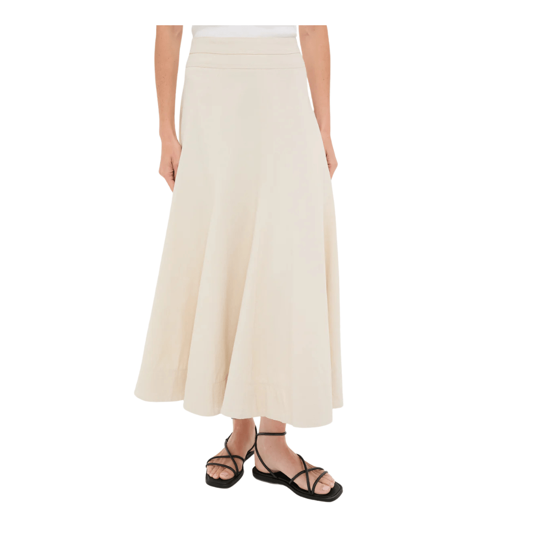 neutral maxi skirt, ivory maxi skirt, classic maxi skirt, neutral spring skirt
