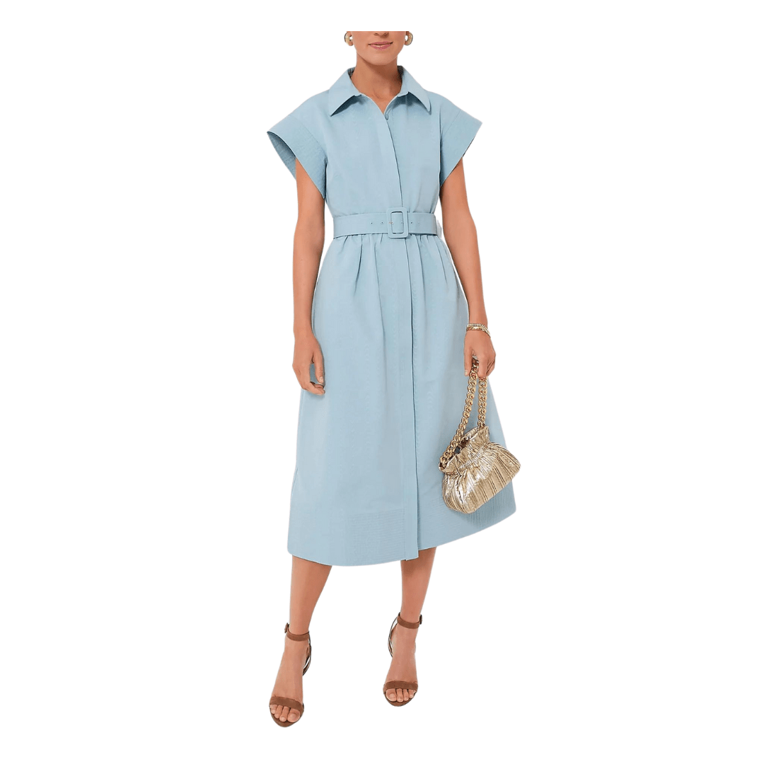 Tuckernuck Chloe dress, classic Tuckernuck dress, Tuckernuck belted dress, belted shirt dress