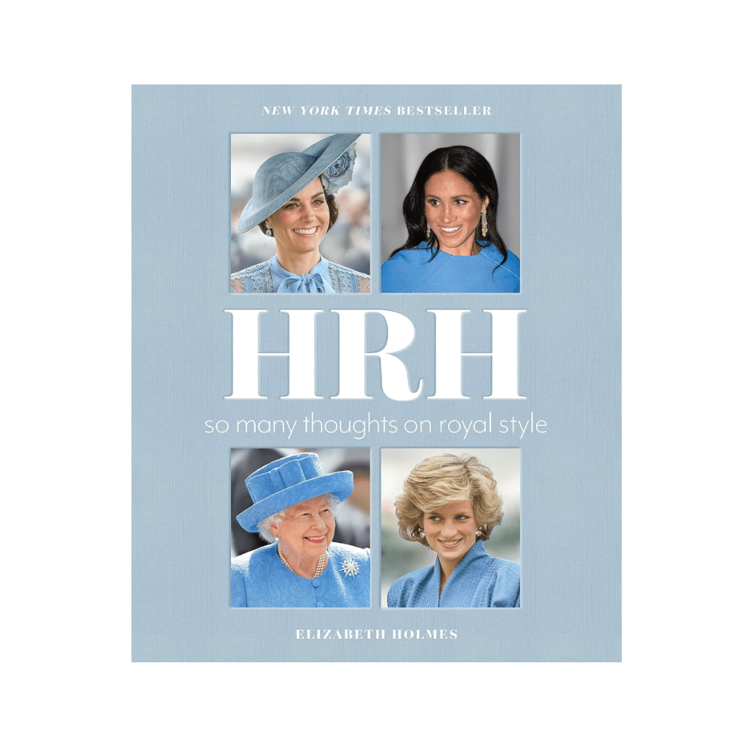 HRH book, book on royals, blue coffee table book